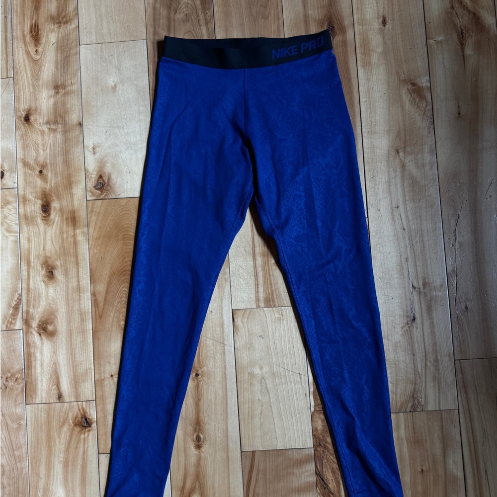 Nike Pro Dri-FIT Blue Leggings